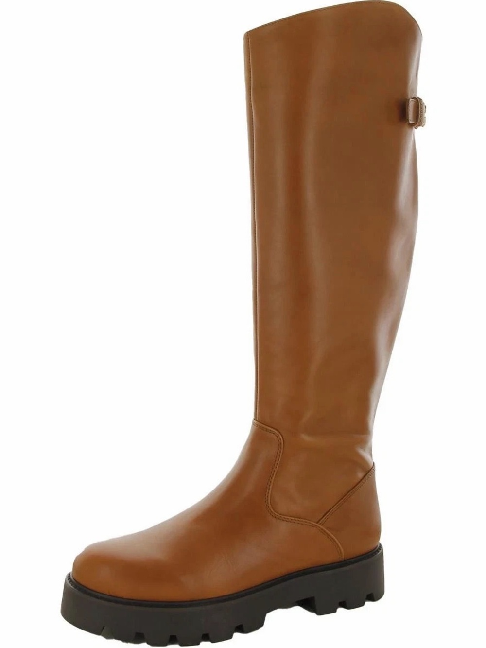 Franco Sarto Balin Cognac Brown Leather Riding Boots Size 6